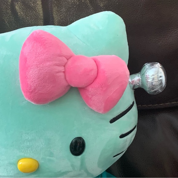 Hello Kitty Frankenstein with Pumpkin Large Plush Halloween Greeter - Picture 2 of 13